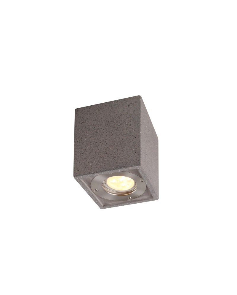 LEVI * FOCO TECHO EXTERIOR GRIS OSCURO IP65 1L*GU10